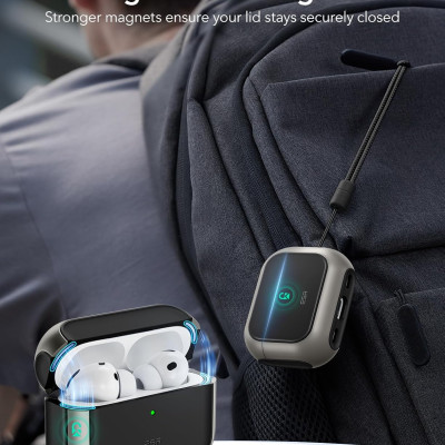 Bao Case cho Airpods Pro 3 (2025) ESR Orbit Colors Hybrid Magnetic Case - Hàng Chính Hãng
