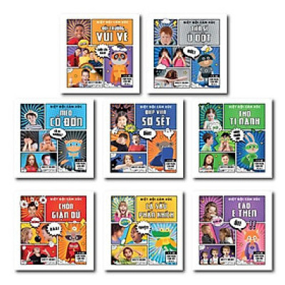 Bộ Biệt Đội Cảm Xúc (Bộ 8 Cuốn) - Bản Quyền