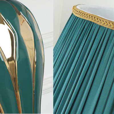 Đèn ngủ để bàn HONO phong cách tinh tế trang trí nhà cửa hiện đại, sang trọng - kèm bóng LED chuyên dụng.