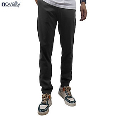 Quần thể thao nam Novelty Regular fit họa tiết in phản quang xám NQTMMDNPSR230594D