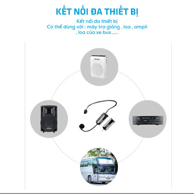 Micro không dây, mic không dây, micro cài đầu không dây TAKSTAR HM-200W công nghệ UHF - AVSTAR - hàng chính hãng