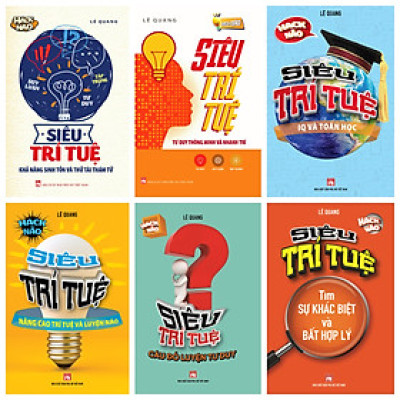 Sách - Trọn bộ Siêu Trí Tuệ - Lê Quang - 6 Quyển