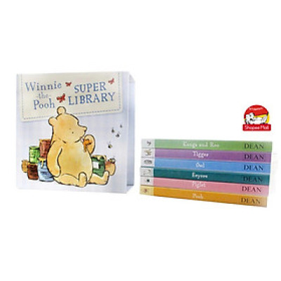 Sách - Winnie the Pooh - Super Library by A.A.Milne - Sách ngoại văn, sách thiếu nhi tiếng Anh, bìa cứng, nhập khẩu UK