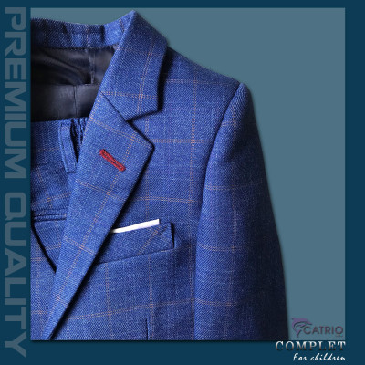 BỘ ĐỒ VEST BÉ TRAI CATRIO PCT C20 CHO TRẺ EM TỪ 2 TUỔI ĐẾN 7 TUỔI (11KG ĐẾN 26KG) THUỘC BST QUẦN ÁO COMPLET VESTON TRẺ EM CATRIO MÙA THU ĐÔNG