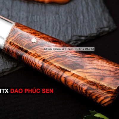 Dao Phúc Sen - Dao Thái 20 Cán Gỗ Cẩm