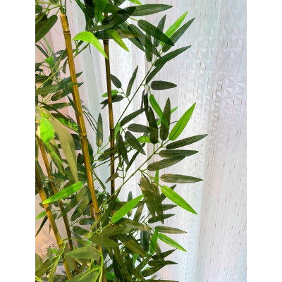 Chậu cây trúc quân tử giả - Size từ 120cm đến 200cm - Cây giả, hoa lụa Decor trang trí nhà cửa