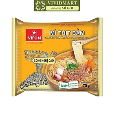 VIFON - Mì tươi Vifon hương vị Thịt Bằm (70g/gói) - Mì tươi vị Thịt Bằm, Mì gói tươi Vifon thịt bằm