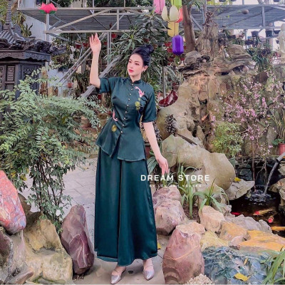 ĐỒ LAM ĐI CHÙA  Tàu Phi Lụa