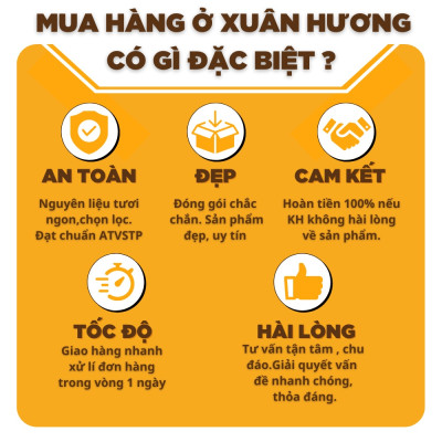 Bò Khô Miếng XUÂN HƯƠNG vị truyền thống thơm ngon 500g
