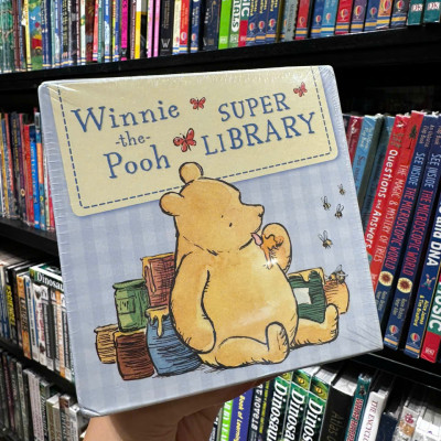 Sách - Winnie the Pooh - Super Library by A.A.Milne - Sách ngoại văn, sách thiếu nhi tiếng Anh, bìa cứng, nhập khẩu UK