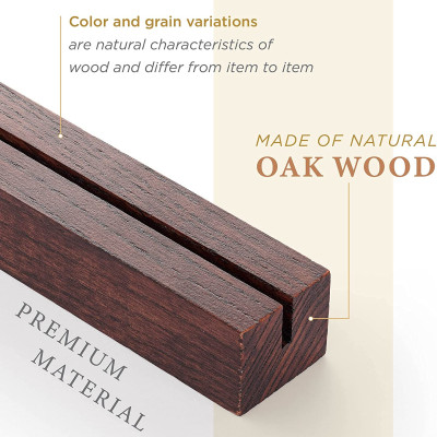 Combo 20 Đế gỗ để ảnh Toploader, giá đỡ card, gắn bảng aryclic, lịch bàn trang trí