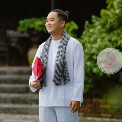 BIGSIZE Bộ bà ba kate trắng - Bộ bà ba Bigsize- may sỉ bà ba toàn quốc - May bộ bà ba theo yêu cầu