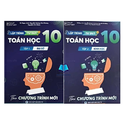 Sách - Combo Lập trình tư duy toán học 10 - Đại Số + Hình Học (MAP)