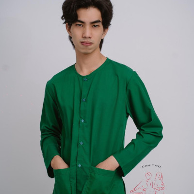 BIGSIZE Bộ bà ba Cate màu xanh lá- Miền tây giá rẻ- Có bộ bà ba Bigsize- Bà ba sỉ toàn quốc, may áo bà ba theo yêu cầu