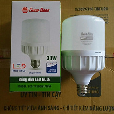 Bóng Đèn LED BULB Trụ Nhôm Đúc 30W Rạng Đông Model: TR100N1/30W.H