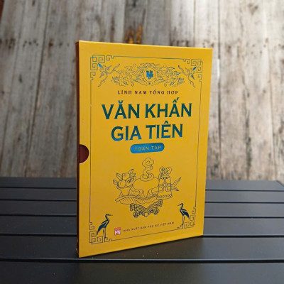 Sách Văn Khấn Gia Tiên (toàn tập) - Bản cao cấp, có hộp