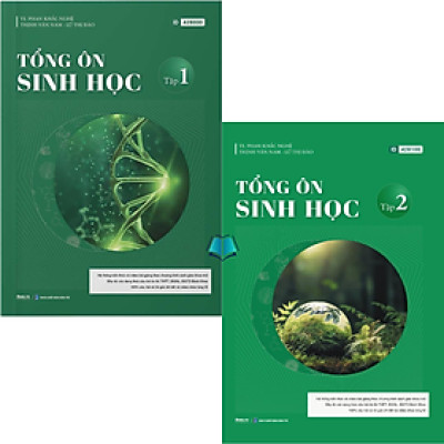 Sách - Tổng Ôn Sinh Học - Tập 1 + 2 (Moon)