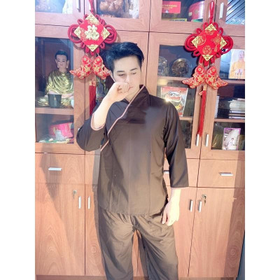 Đồ Lam Đi Chùa Pháp Phục Phật Giáo VẠT CHÉO