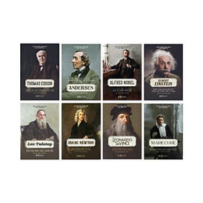 Bộ sách  Kể chuyện cuộc đời các thiên tài (8 cuốn) - Bản Quyền