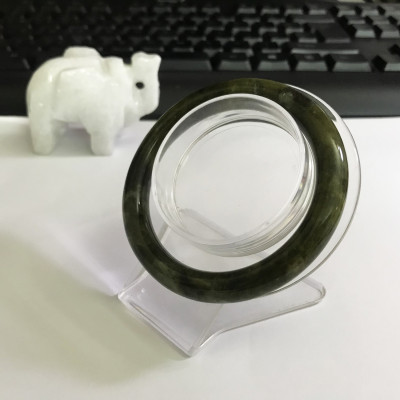 Vòng tay cẩm thạch ngọc tự nhiên của VN màu xanh cho người mệnh Hỏa và Mộc nhiều size