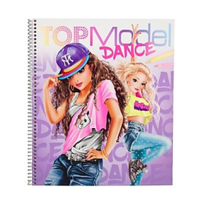BST thiết kế thời trang TOPMODEL DANCE Colouring Book TM410959