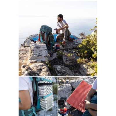 Đồ cắm trại đệm gấp Naturehike camputvn dạng xốp trứng dã ngoại du lịch leo núi chống nước lót nằm êm A069