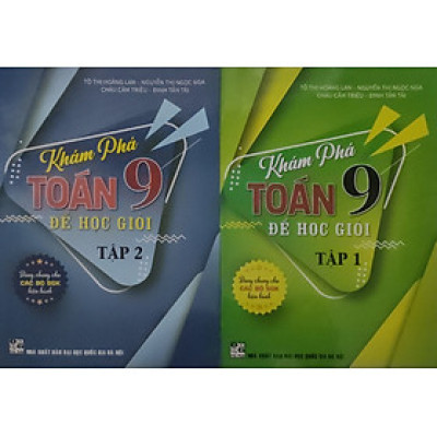 Sách - combo khám phá toán lớp 9 để học giỏi - tập 1  + 2 (dùng chung cho các bộ sgk hiện hành) - HA