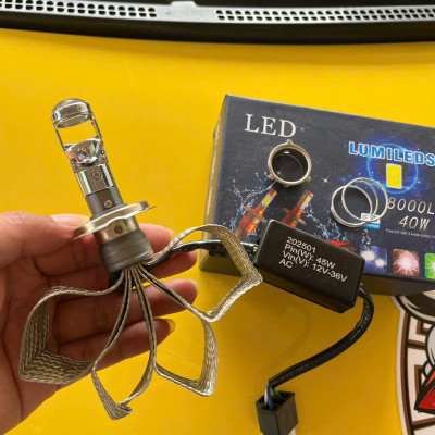 Đèn Pha LED Bi Cầu T2 Siêu Sáng – Lắp Xe Máy Ô Tô Dễ Dàng, Không Cần Độ Chế Siêu Bền