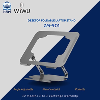 Giá đỡ Laptop hàng chính hãng WiWU Desktop Foldable Wi-ZM-901, gập mở linh hoạt, chắc chắn