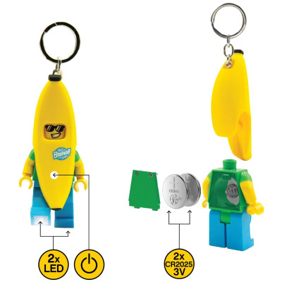 LEGO LICENSED KE118H Móc Khóa Có Đèn LEGO Minifigures - Banana Guy