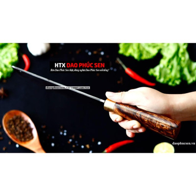 Dao Phúc Sen dao Chặt Xương Mới Cán Cẩm Khâu Đồng N10D