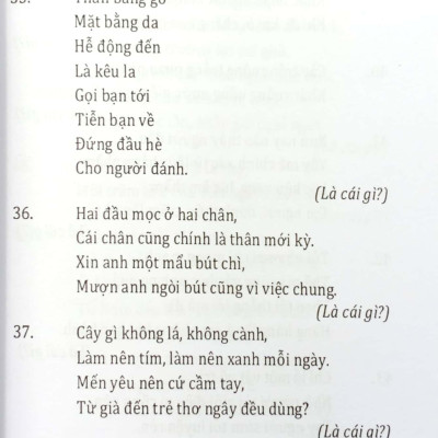 Câu Đố Tuổi Học Trò