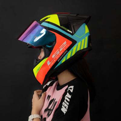 Mũ Bảo Hiểm Fullface LS2 FF353 Rapid New 2023 - không kèm đuôi gió