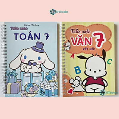 Sách Takenote lớp 7: Toán + Văn Kết Nối khổ A5 (Phiên Bản Mới Nhất)
