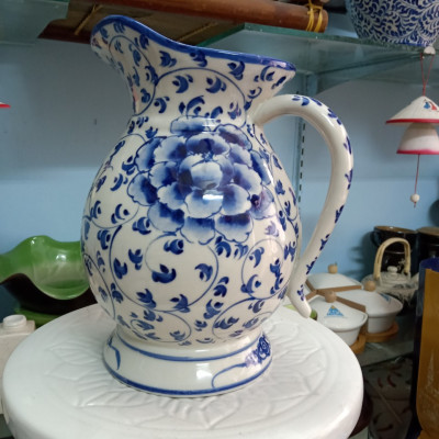 bình sữa cắm hoa gốm sứ Bát Tràng