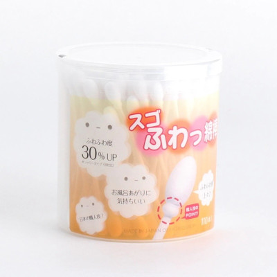 Hộp 110 tăm bông vệ sinh tai kháng khuẩn Sanyo - Made in Japan