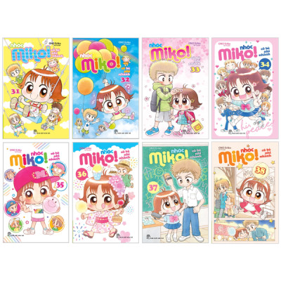 Combo Manga - Nhóc Miko! Cô Bé Nhí Nhảnh: Tập 31 - 38 (Bộ 8 Tập)