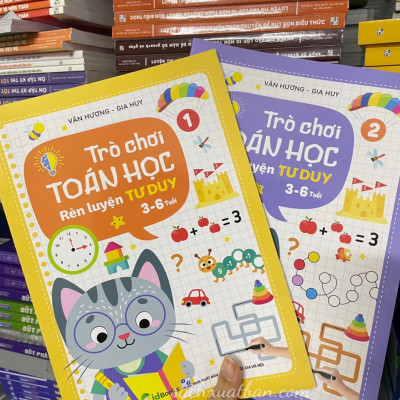 Sách Trò Chơi Toán Học Rèn Luyện Tư Duy 3-6 Tuổi Quyển 2