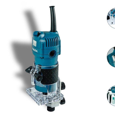 MÁY PHAY 6MM 530W MAKITA 3709- HÀNG CHÍNH HÃNG