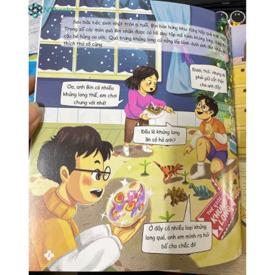 Sách Cùng bố khám phá thế giới - Bất ngờ lạc vào thời tiền sử