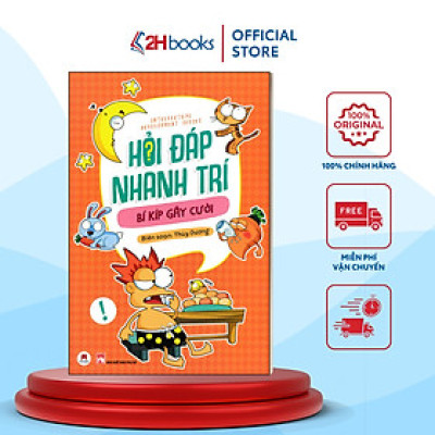 Sách Thiếu Nhi- Hỏi Đáp Nhanh Trí- Bí Kíp Gây Cười (Tái bản 2023)- 2HBooks