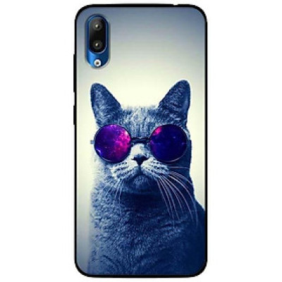 Ốp lưng dành cho Vsmart Star mẫu Mèo Đeo Kính Tím
