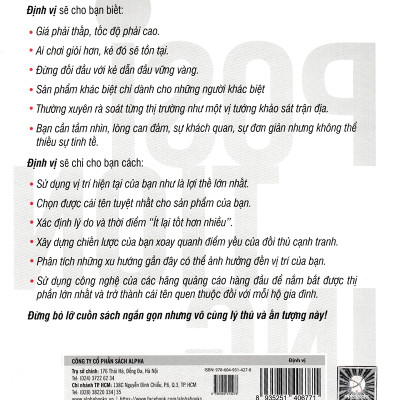 Định Vị (Tái Bản) (Tặng Notebook tự thiết kế)