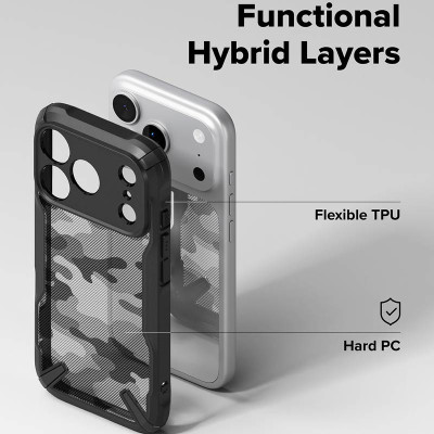 Ốp lưng cho iPhone 17 Pro Max / 17 Pro / Air RINGKE Fusion X - Hàng Chính Hãng