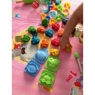 Khuôn ngôi sao 3D chơi bột nặn đất nặn an toàn