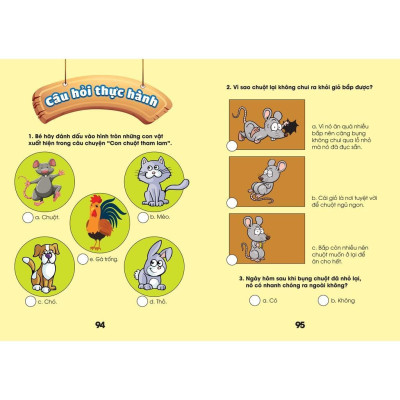 Sách - Phát Triển Tư Duy Và Ngôn Ngữ Cho Bé - Truyện Đọc Bằng Hình Ảnh - Truyện Ngụ Ngôn Đặc Sắc - Combo 6 Cuốn - Việt Thư