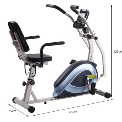 (Mẫu mới 2025) Xe đạp tập liên hoàn tay chân phục hồi chức năng BC81013, xe đạp vận động tại nhà với 14 cấp độ, đệm ngồi êm ái, chắc chắn. Xe đạp tập phục hồi sau tai biến tại nhà.