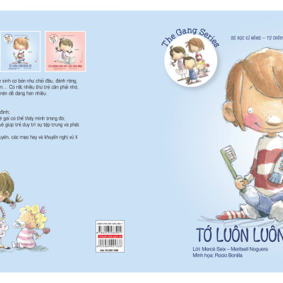 The Gang series - Tớ luôn luôn sạch sẽ - Bé học kĩ năng tự chăm sóc bản thân (Tuổi 3+)