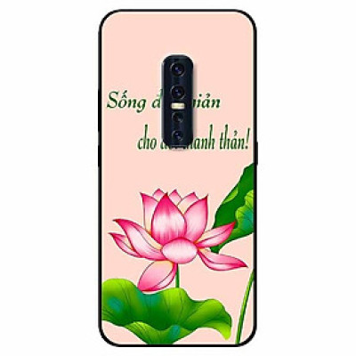 Ốp lưng in cho Vivo V17, S1 Pro Mẫu Sống Đơn Giản