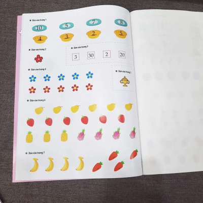 Sách: Dạo Chơi Cùng Toán Học - Trò Chơi Dán Giấy (5-6 tuổi)